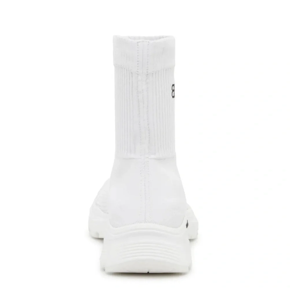 Balenciaga Speed 3.0 Knit High Top Sock Sneakers in White, Size 40 NEW in Box - Picture 6 of 16
